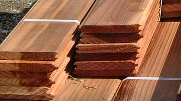 Redwood Siding Tongue & Groove Pattern