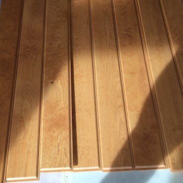 Pine Paneling HAND Stained - NEAR CLEAR Grade