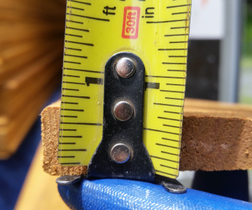 Standard thickness Bevel WRC measured